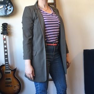 Elizabeth and James long Blazer with Belt